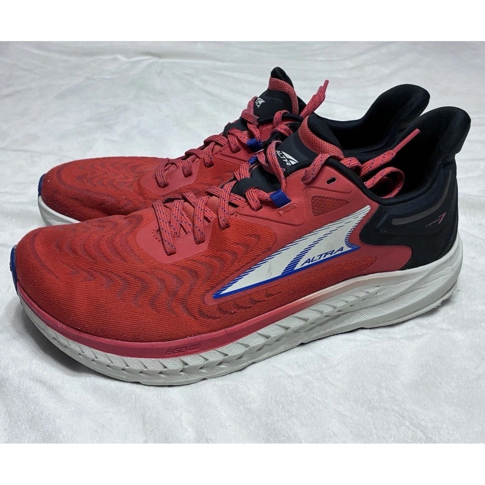 Altra Torin 7 Mens Running Shoes Size 9.5 Red Black AL0A82C4061 Sneakers